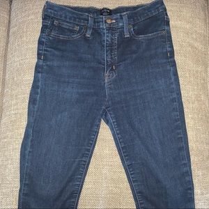 EUC J Crew 10” High Rise Skinny Jeans Size 28.